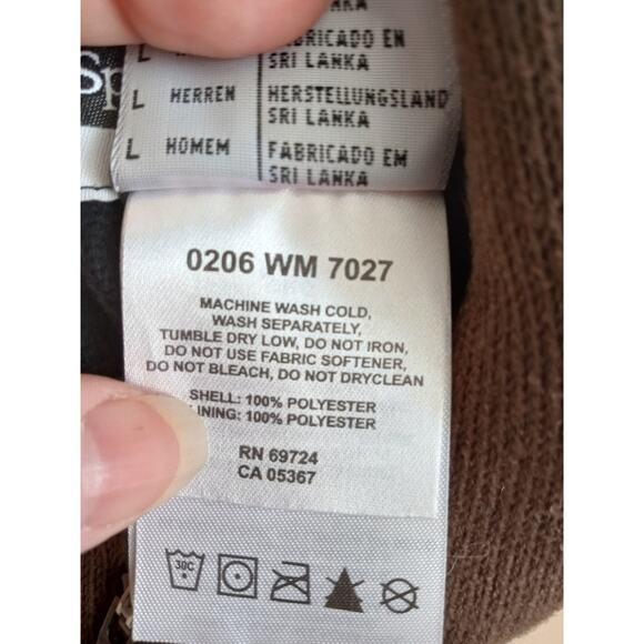 Columbia Men's Black Brown Reversible Softshell Tech Jacket L - Picture 5 of 14